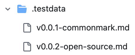 two markdown files in a github repository